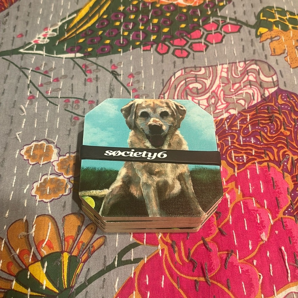 Society6 coasters Labrador